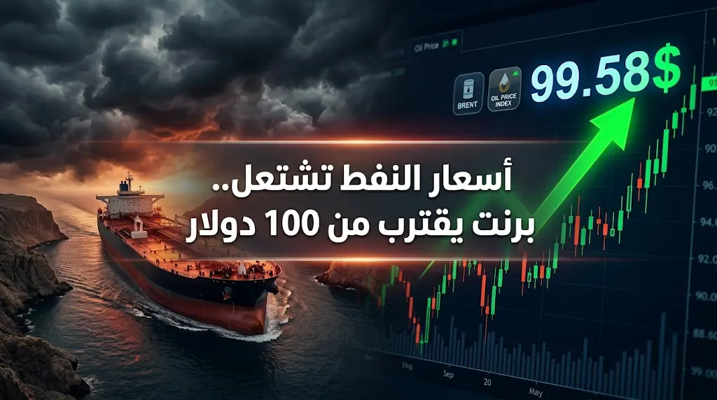أسواق النفط العالمية تشتعل وخام برنت يقترب من 100 دولار وسط مخاوف من إغلاق مضيق هرمز