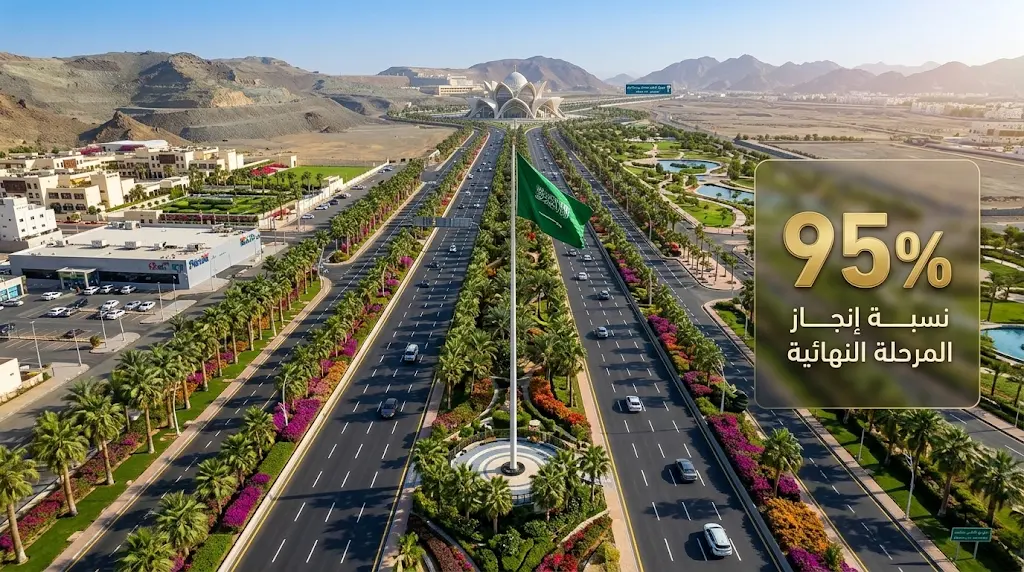 أمانة العاصمة المقدسة تقترب من إنجاز مشروع تطوير طريق الأمير محمد بن سلمان لاستقبال حجاج عام 1447 هـ
