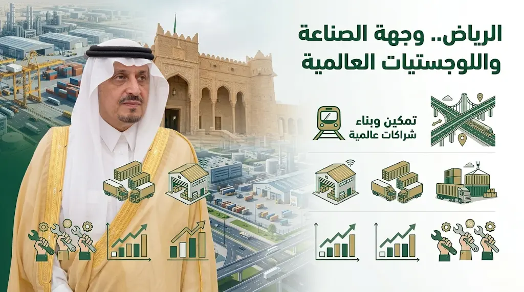 أمير منطقة الرياض يتابع مستجدات المشاريع الكبرى وخطة تحويل العاصمة إلى مركز لوجستي إقليمي