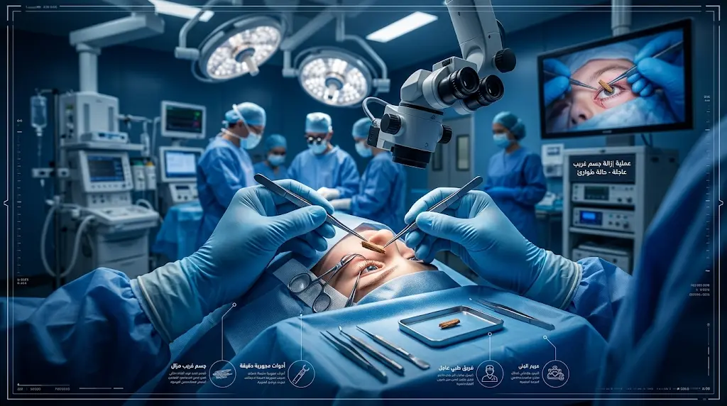 إنجاز طبي عاجل.. أطباء جازان يزيلون "جذع شجرة" من عين طفل ويعيدونه للعب في اليوم ذاته.