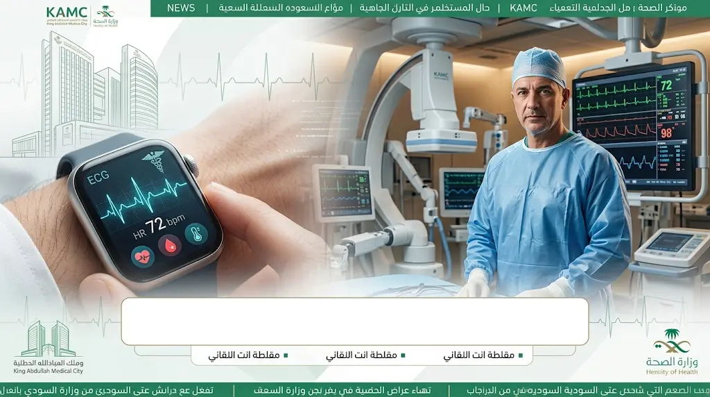 إنقاذ حياة طبيب عراقي في مكة المكرمة بتقنيات القسطرة المتطورة والمراقبة عبر الساعة الذكية