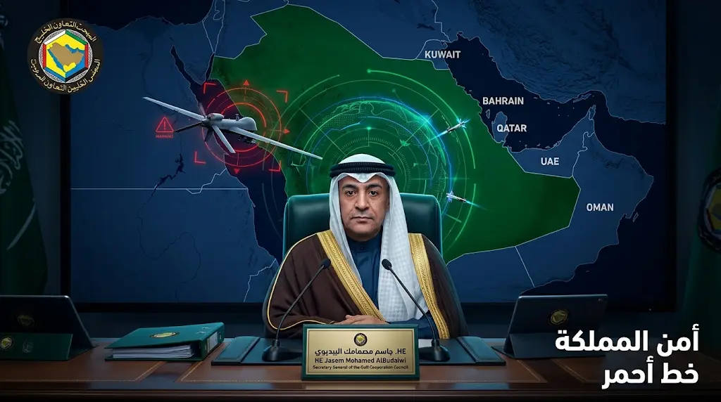 البديوي يستنكر استهداف السعودية بطائرات مسيرة من الأجواء العراقية ويحذر من تهديد السلم الإقليمي