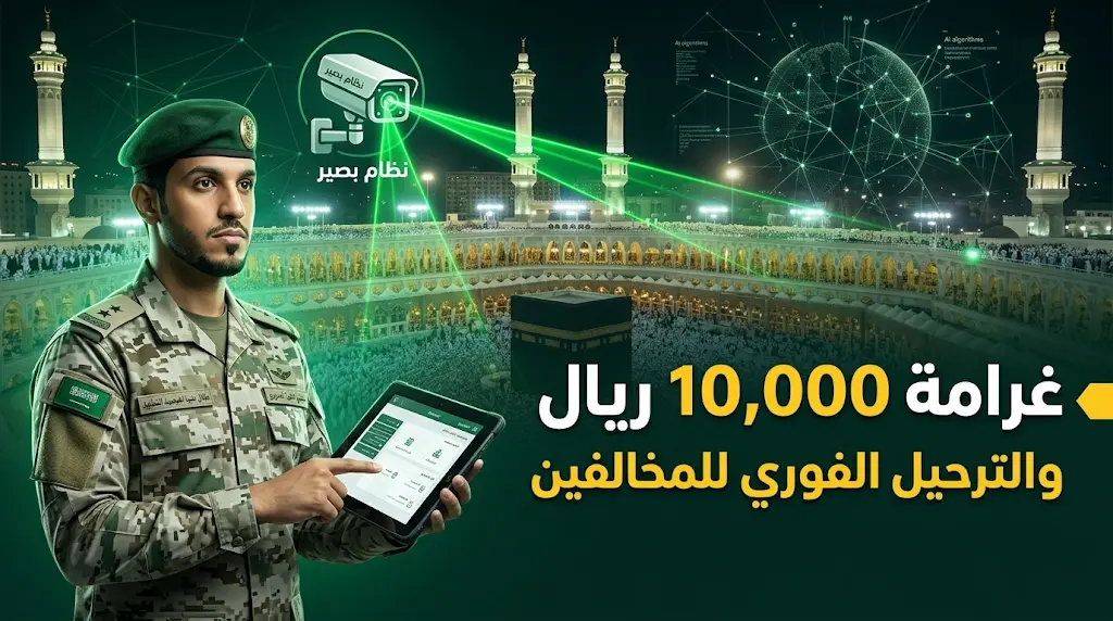 الداخلية السعودية تستخدم خوارزميات الذكاء الاصطناعي ونظام بصير لضبط المخالفين وإدارة الحشود في حج 1447
