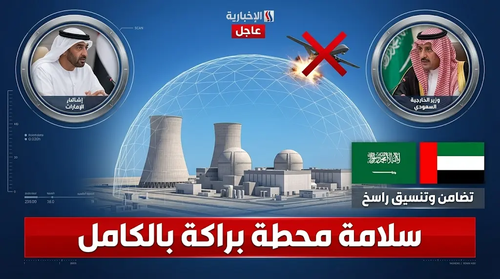 الدفاعات الجوية الإماراتية تسقط مسيرات استهدفت محطة براكة والهيئة النووية تؤكد سلامة المفاعلات وعدم تأثرها