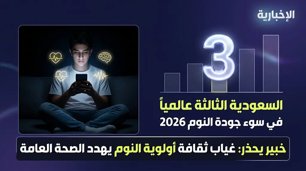 السعودية تحتل المرتبة الثالثة عالمياً في تدني جودة النوم لعام 2026 وتحذيرات من غياب ثقافة الاستشفاء الجسدي