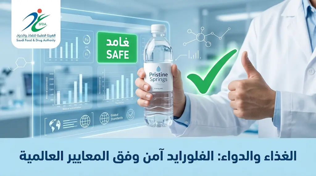 الغذاء والدواء تحسم الجدل حول الفلورايد في مياه الشرب: آمن ويخضع لمعايير دولية صارمة
