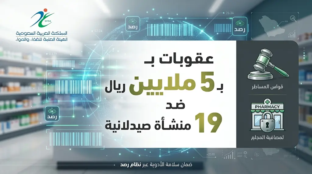 الغذاء والدواء تعاقب 19 منشأة صيدلانية لمخالفات جسيمة وتلوح بإغلاقها وإلغاء تراخيصها