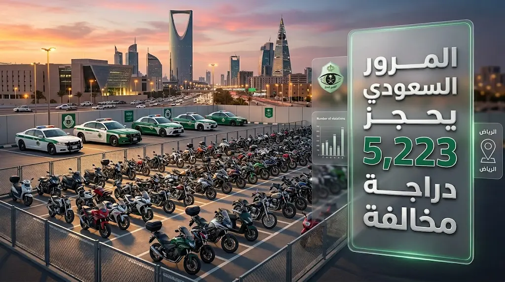 المرور السعودي يعلن حجز 5223 دراجة آلية مخالفة في حملة ميدانية مكثفة بمختلف المناطق