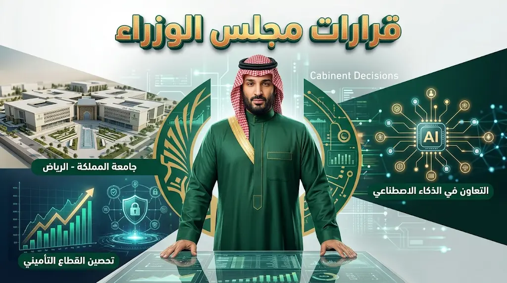 المملكة تعلن عن "جامعة المملكة" في الرياض.. وقواعد جديدة لفض المنازعات التأمينية بقرار من مجلس الوزراء.