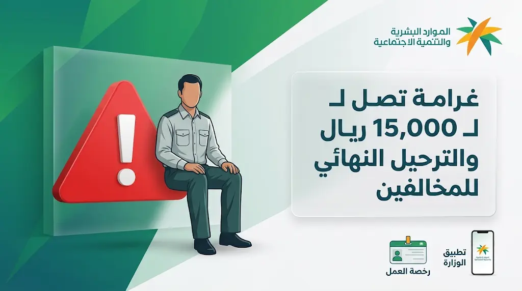 الموارد البشرية تحذر من تشغيل العمالة المنزلية في غير مهنتها وتكشف عن غرامات تصل لـ 15 ألف ريال