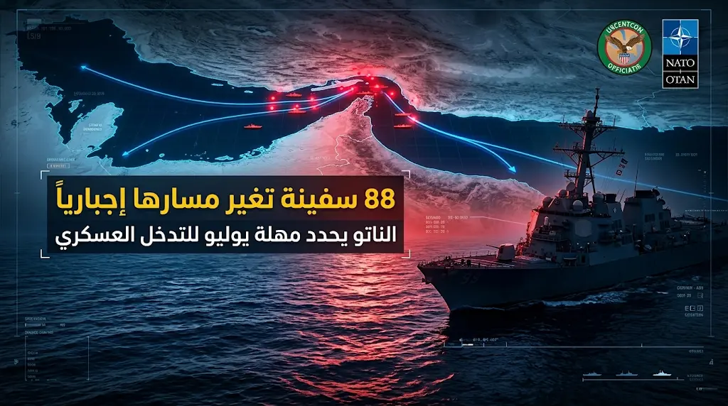 الناتو يدرس التدخل العسكري المباشر في مضيق هرمز ويحدد مطلع يوليو موعداً نهائياً لتأمين الملاحة