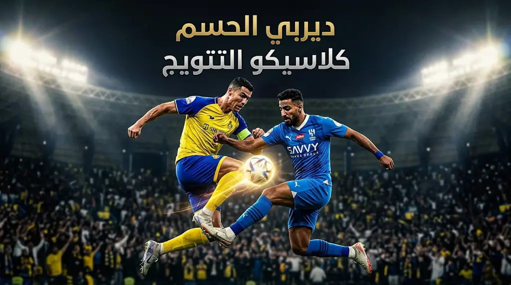النصر ضد الهلال.. ديربي الحسم في دوري روشن 'اليوم': الموعد، القنوات الناقلة، وترتيب الصدارة 2026