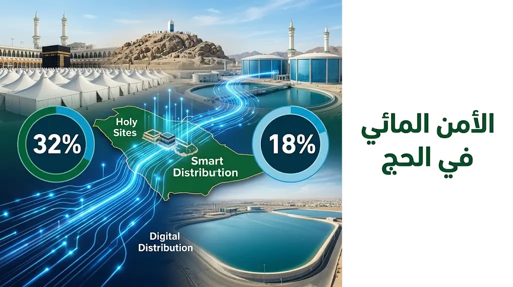 الهيئة السعودية للمياه تعلن الجاهزية الكاملة لموسم حج 1447 بخطة تشغيلية ترتكز على أرقام قياسية غير مسبوقة