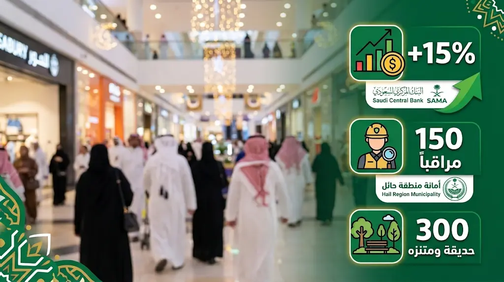 انتعاش أسواق حائل ونمو عمليات نقاط البيع بنسبة 15% بالتزامن مع خطة أمانة المنطقة لعيد الأضحى