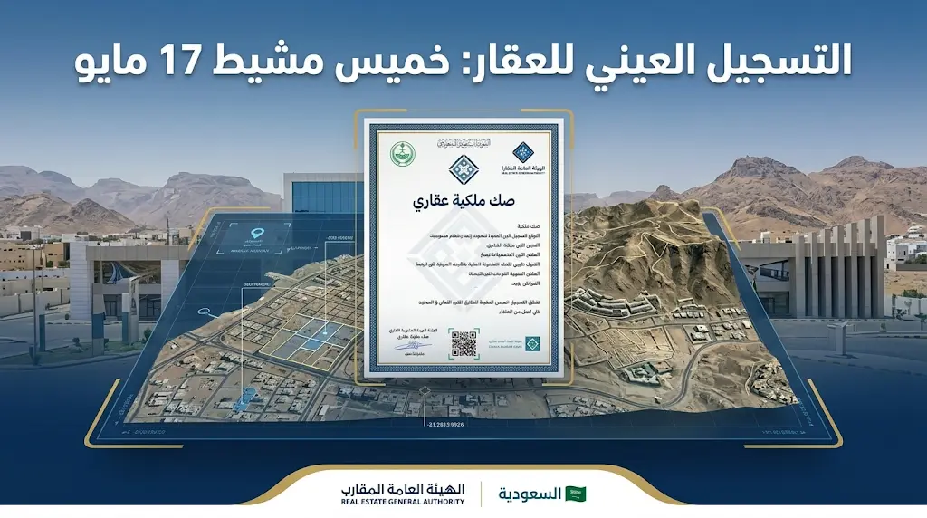 بدء التسجيل العيني للعقار في خميس مشيط 17 مايو.. تعرف على الأحياء المستهدفة وشرط الصك الإلزامي.