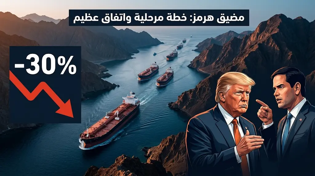بدء تنفيذ خطة إيرانية مرحلية لإعادة فتح مضيق هرمز وسط ترقب دولي وتصعيد دبلوماسي أمريكي