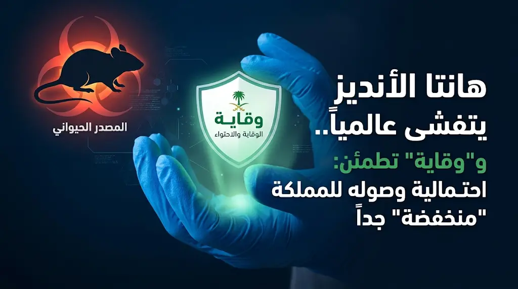 بعد تفشي "هانتا الأنديز" على سفينة سياحية.. "وقاية" السعودية تطمئن: احتمالية وفادة الفيروس للمملكة "منخفضة جداً"