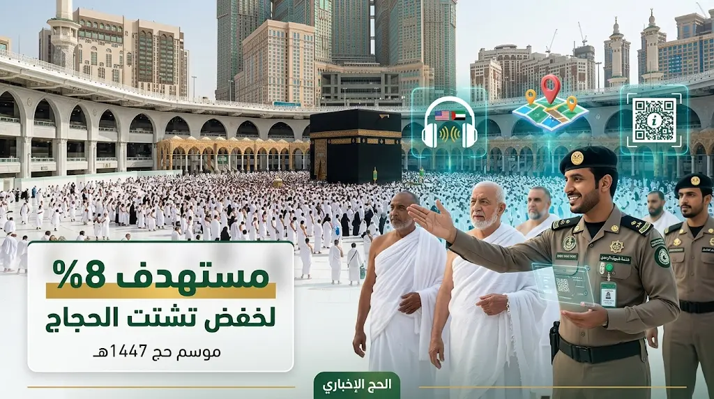 بمستهدف خفض التشتت إلى 8%.. إطلاق منظومة الفرق الراجلة لخدمة حجاج بيت الله الحرام 1447هـ