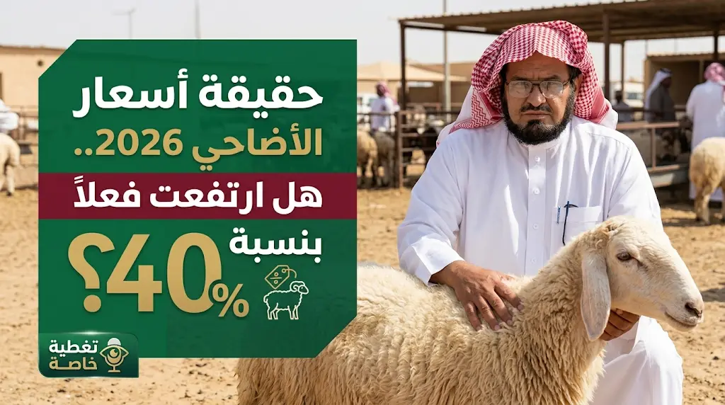 تاجر مواشي سعودي يكشف فجوة الـ 40% في أسعار الأضاحي 2026 ويوضح السعر الحقيقي بالأسواق