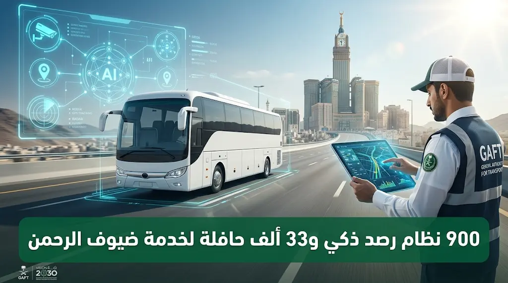 تجهيز 33 ألف حافلة و900 نظام رصد ذكي لضمان أمان وسلامة ضيوف الرحمن في موسم الحج