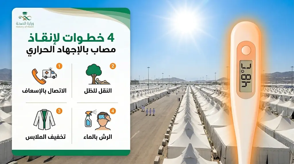 تحذير من موجة حرارة تصل لـ 48 درجة في يوم عرفة 2026 والأرصاد السعودية تدعو الحجاج للحذر واتباع تعليمات الوقاية
