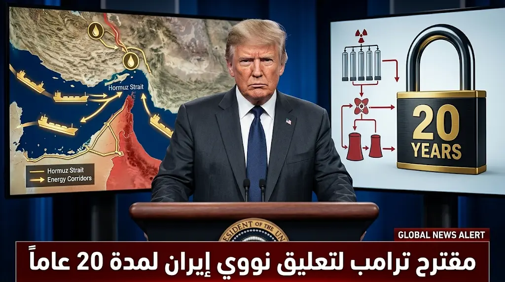 ترامب يعلن انفتاحه على تعليق برنامج إيران النووي لمدة 20 عاماً مقابل التزامات حقيقية ورقابة صارمة