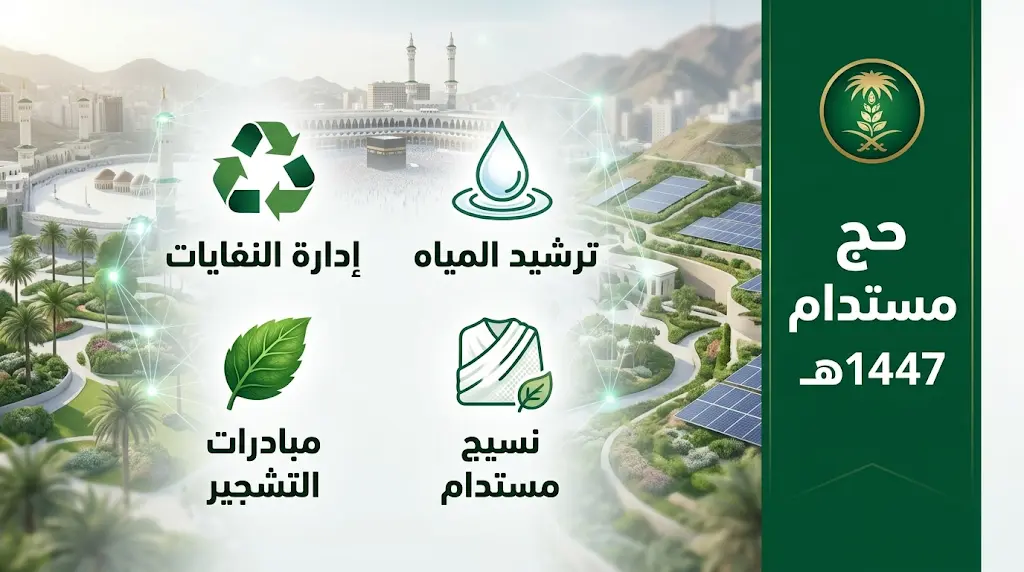 تعرف على 6 سلوكيات مسؤولة لتعزيز الاستدامة في المشاعر المقدسة خلال موسم حج 2026