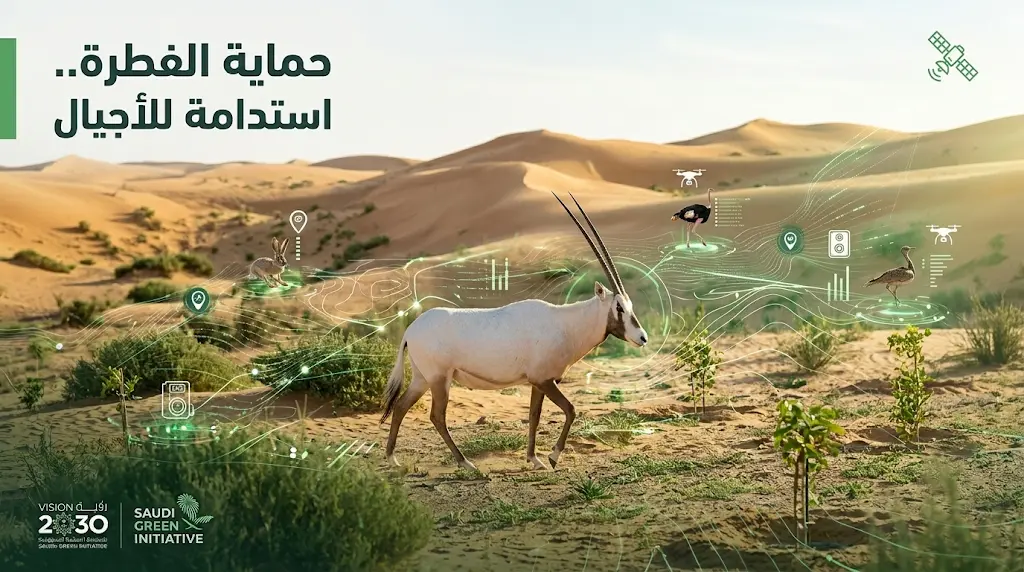 تفعيل برامج علمية وتقنيات حديثة لإعادة توطين الكائنات المهددة بالانقراض في محمية الإمام تركي بن عبدالله الملكية