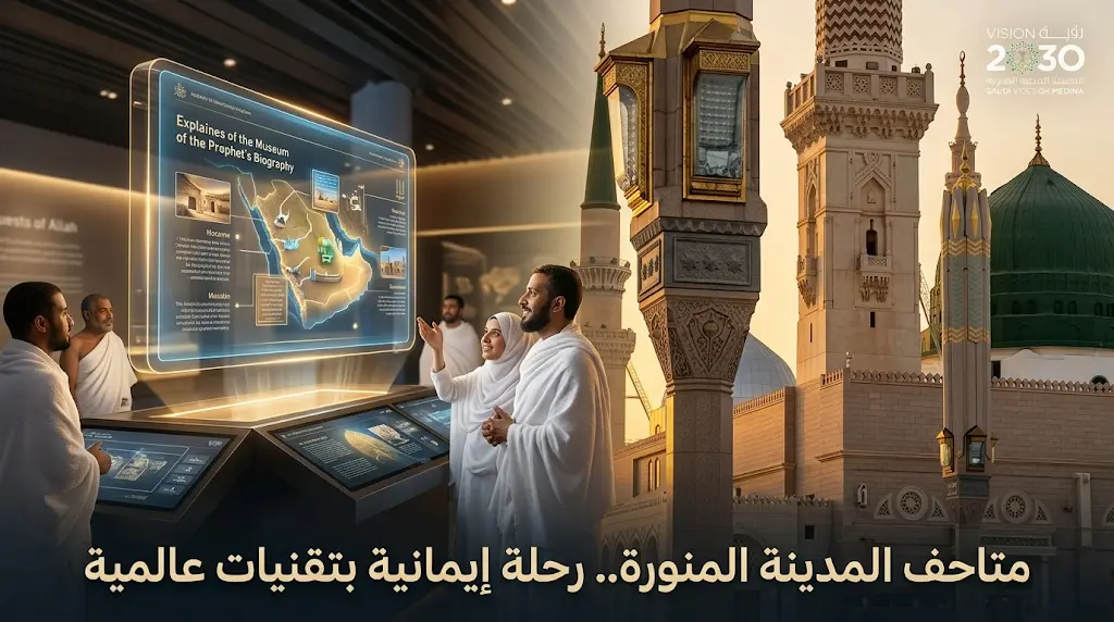 تقنيات الهولوغرام والسينما التفاعلية تجذب ضيوف الرحمن في متاحف المدينة المنورة خلال موسم حج 1447هـ