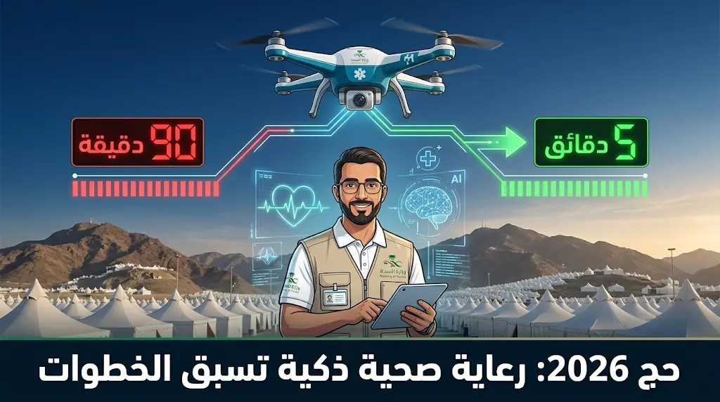 ثورة الدرونز في حج 2026 تقلص زمن نقل الأدوية إلى 5 دقائق والصحة تباشر 76 ألف حالة إسعافية