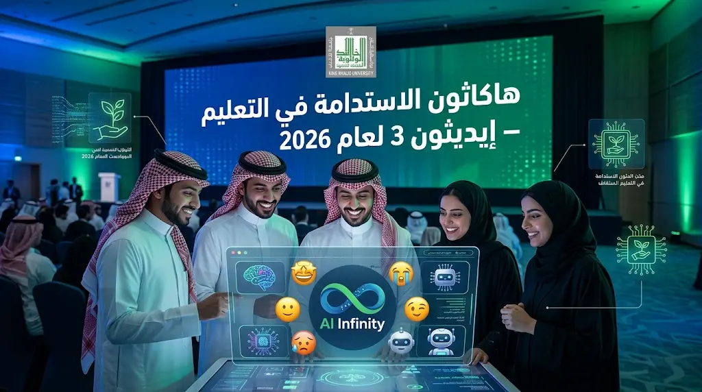جامعة الملك خالد تطلق مبادرة AI Infinity لتمكين المشاريع الابتكارية في ختام هاكاثون الاستدامة في التعليم 2026