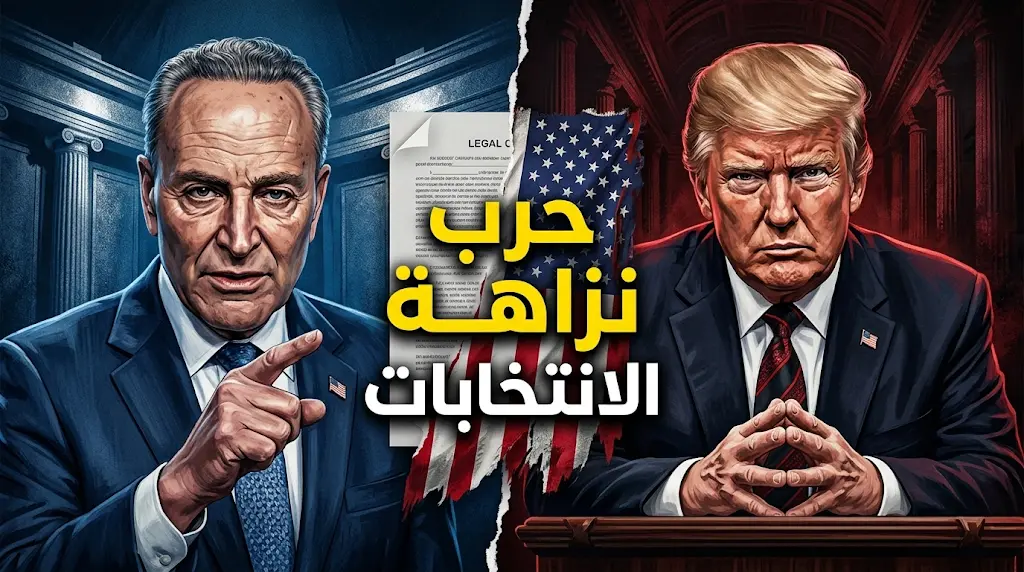 حرب "جيوش النزاهة" تندلع: ترامب يتهم الديمقراطيين وشومر يرد بـ"الاستيلاء غير القانوني على السلطة".