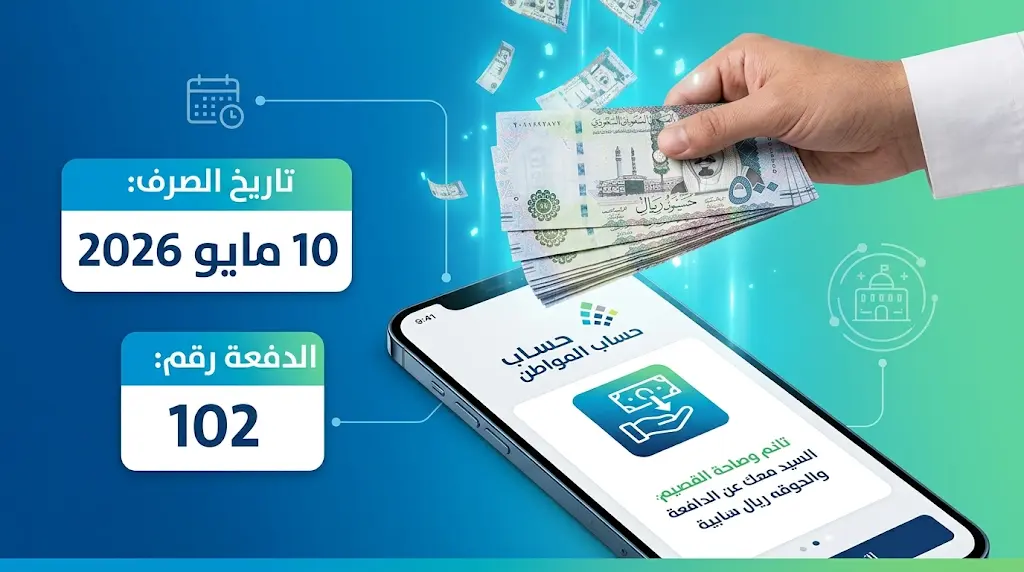 حساب المواطن يؤكد إيداع الدفعة 102 غداً.. إليك خطوات الاستعلام عن نزول الدعم.