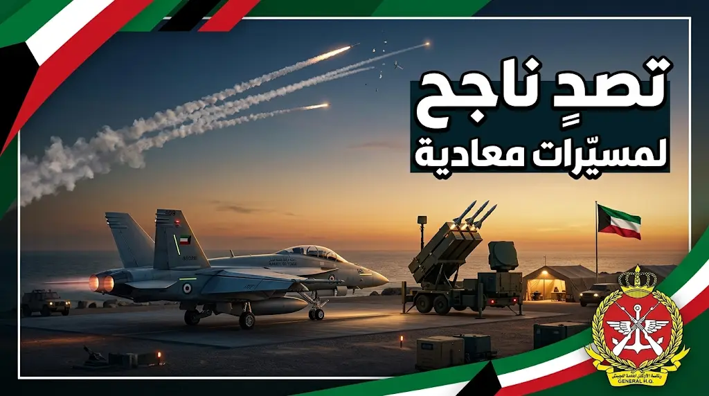 رصد وتصدي فوري.. القوات المسلحة الكويتية تنجح في التعامل مع مسيّرات معادية داخل الأجواء.