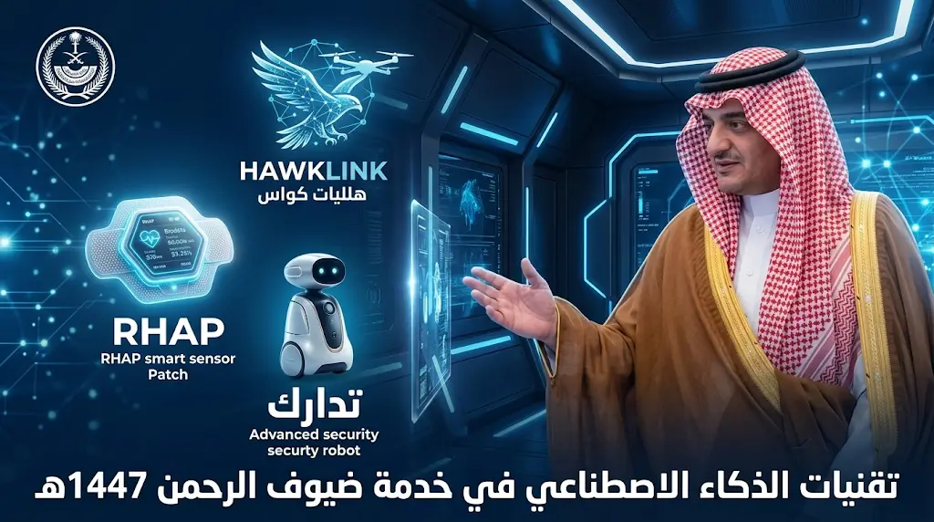 روبوتات ذكية ولصقات لمراقبة الإجهاد الحراري.. الكشف عن تقنيات مبتكرة لتأمين ضيوف الرحمن في موسم حج 1447هـ