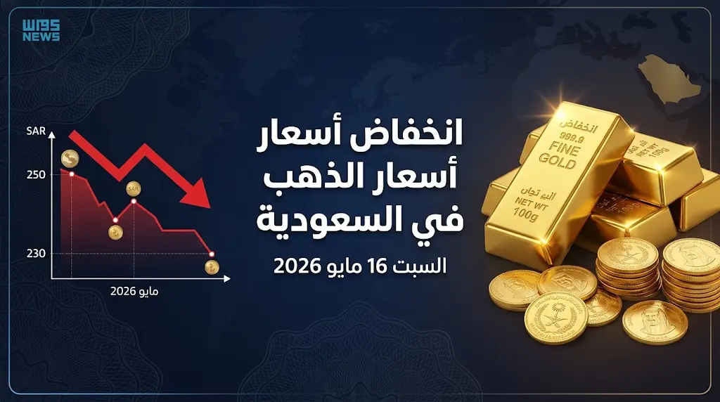 سعر الذهب اليوم في السعودية السبت 16-5-2026: تراجع جماعي لكافة الأعيرة والسبائك الآن