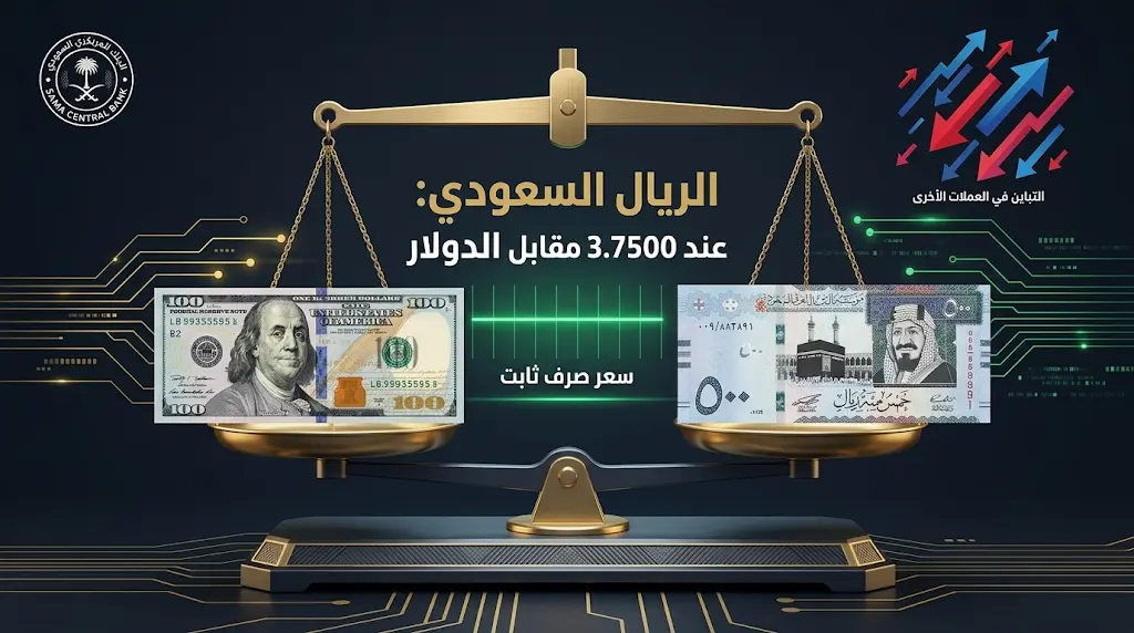 سعر الريال السعودي اليوم الأحد 10-5-2026: استقرار ثابت مقابل الدولار الأمريكي وتباين أمام العملات الأوروبية.