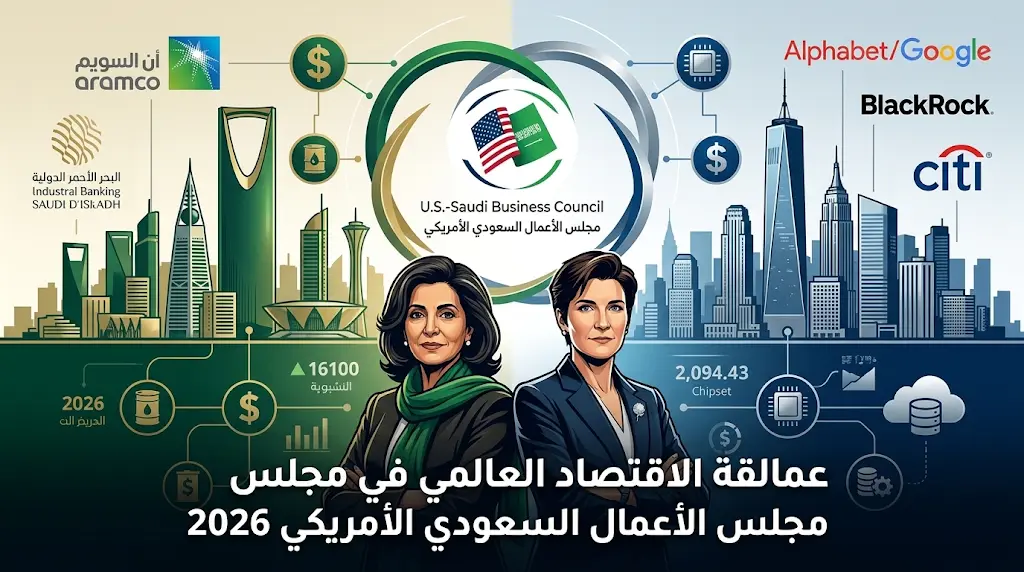 شراكة في عصر التحول: "سيتي" و"أرامكو" و"جوجل" و"بلاك روك" في تشكيل مجلس الأعمال السعودي الأمريكي الموسع 2026.