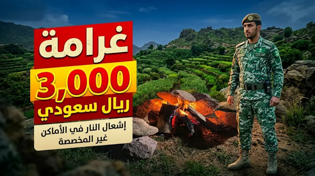 غرامة الـ 3000 ريال.. الأمن البيئي يطبّق عقوبة إشعال النار في غير الأماكن المخصصة بعسير
