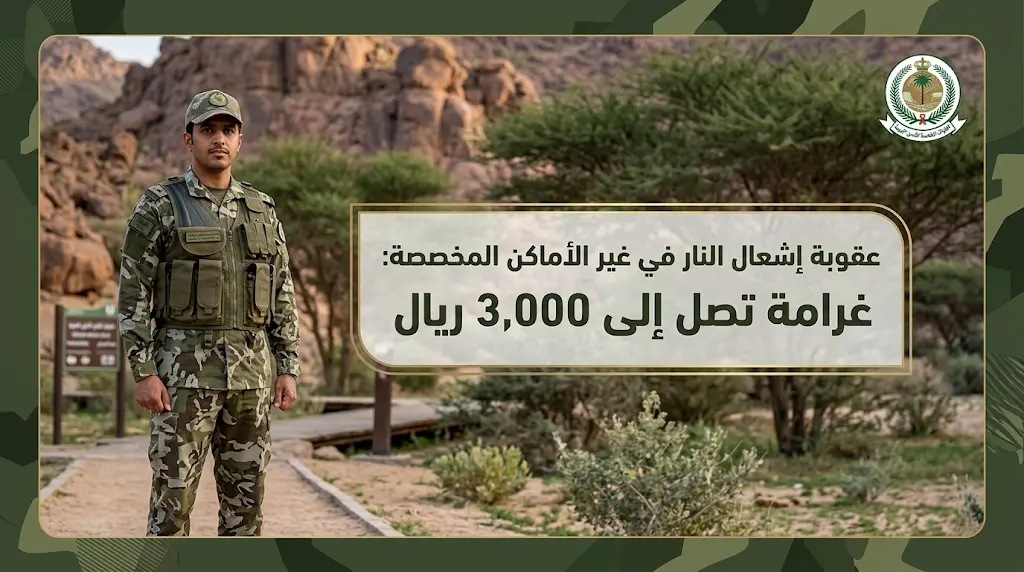 غرامة تصل لـ 3000 ريال.. الأمن البيئي يضبط مخالفاً لنظام البيئة في منطقة المدينة المنورة