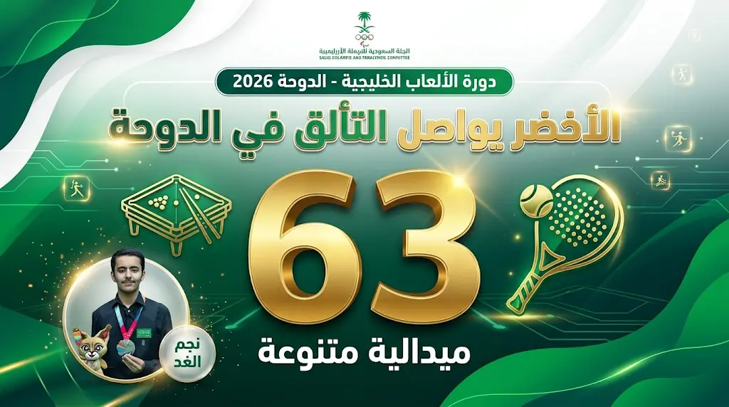 فضية وبرونزية للسنوكر وفوز لسيدات البادل يرفعان حصيلة السعودية إلى 63 ميدالية في الدوحة 2026