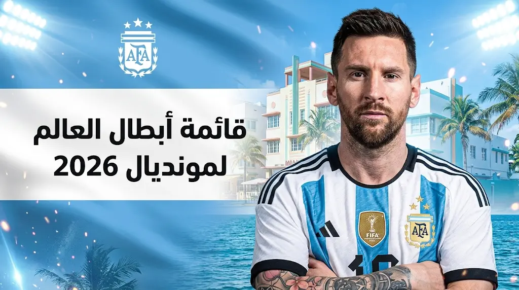 قائمة الأرجنتين لكأس العالم 2026: ميسي يقود الكتيبة في ظهور تاريخي سادس لمواجهة الجزائر والأردن