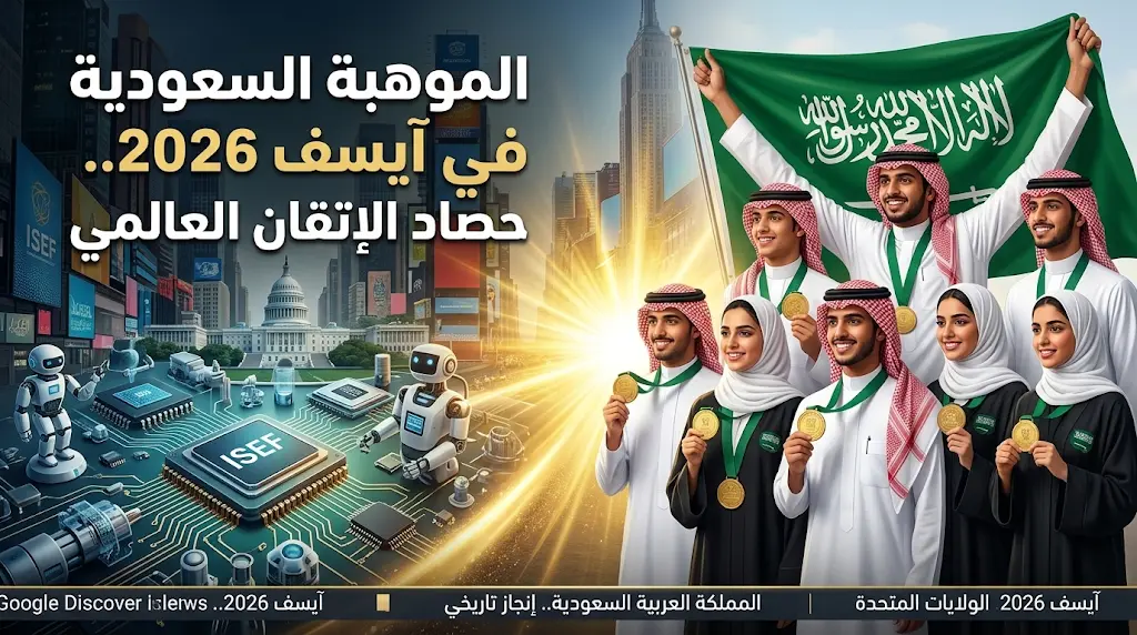 قاعدة الـ 10,000 ساعة تقود الموهبة السعودية لمنصات التتويج العالمية في آيسف 2026