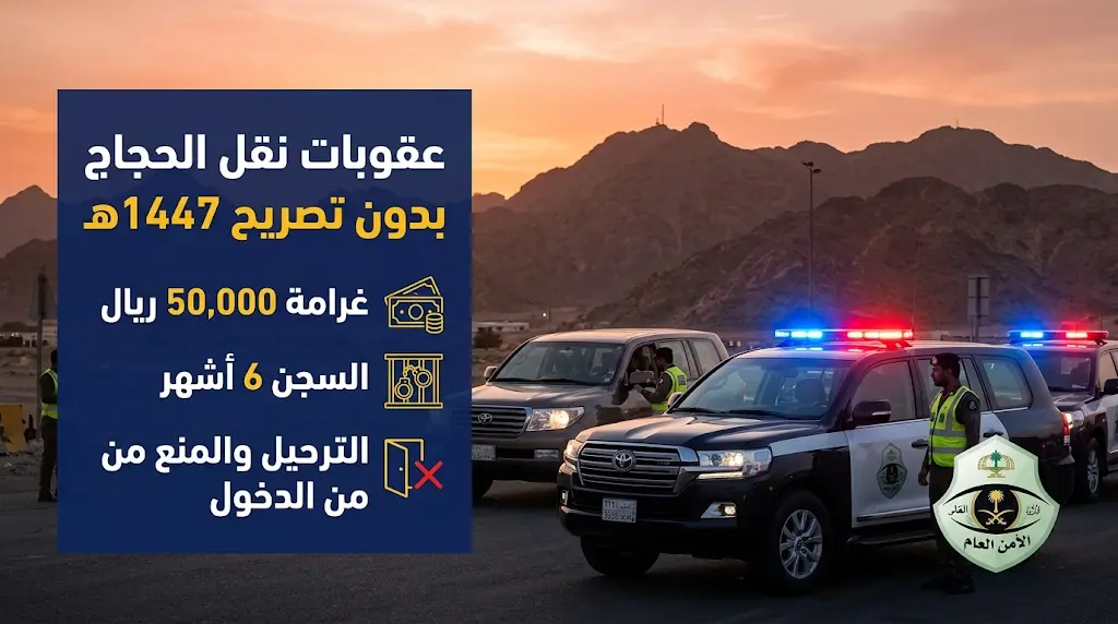 قوات أمن الحج تطيح بمقيم حاول نقل حجاج غير نظاميين وتكشف تفاصيل الجزاءات الرادعة