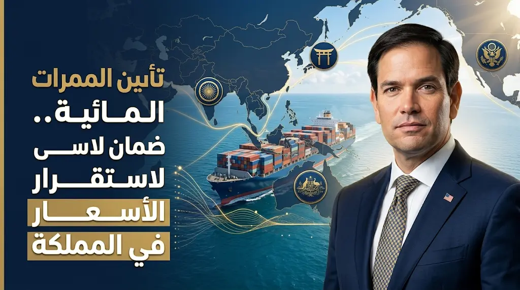 مبادرة كواد الجديدة لتأمين الممرات المائية تضمن استقرار أسعار السلع وتدفق البضائع للأسواق السعودية
