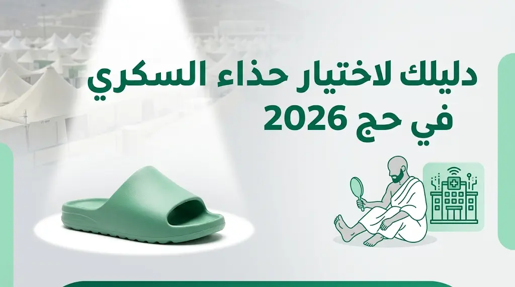 معايير اختيار حذاء مرضى السكري في حج 2026 لتجنب مضاعفات القدم السكرية