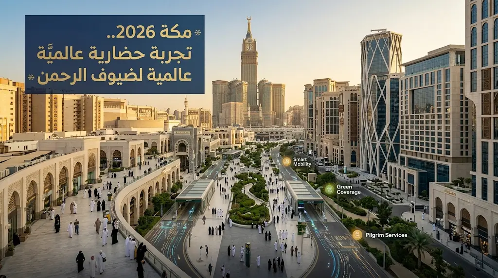مكة المكرمة تستعد لاستقبال ملايين الحجاج بمشاريع حضارية كبرى تعيد صياغة مفهوم الرفاهية في موسم 1447 هـ