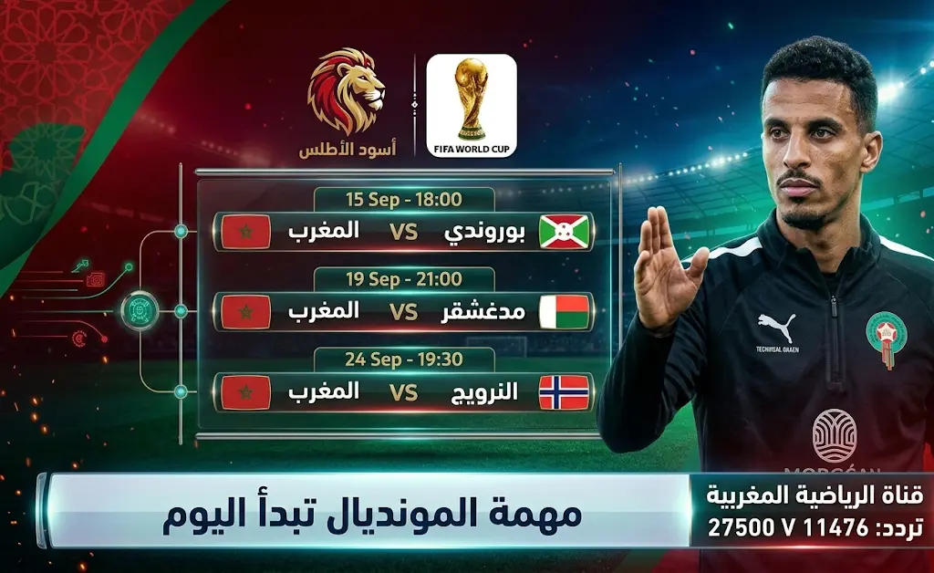 مواعيد مباريات منتخب المغرب الودية قبل كأس العالم 2026 والقنوات الناقلة.. صدام "أسود الأطلس" يبدأ اليوم