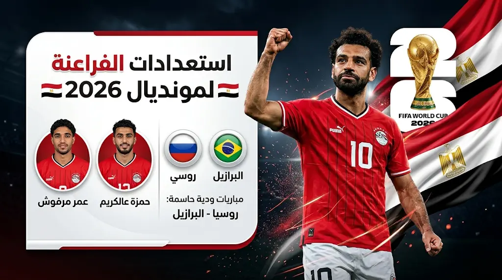موعد وصول محمد صلاح للقاهرة وتفاصيل برنامج المنتخب المصري قبل وديتي روسيا والبرازيل