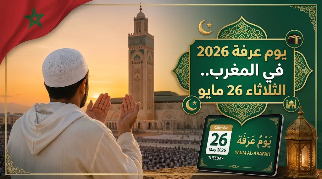 موعد يوم عرفة 2026 في المغرب وفق الحسابات الفلكية وتوقعات وقفة عيد الأضحى 1447